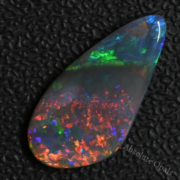 Opale Noire Naturelle D'Australie (Lightning Ridge) - 6,90 Ct - Solide Et Brillante