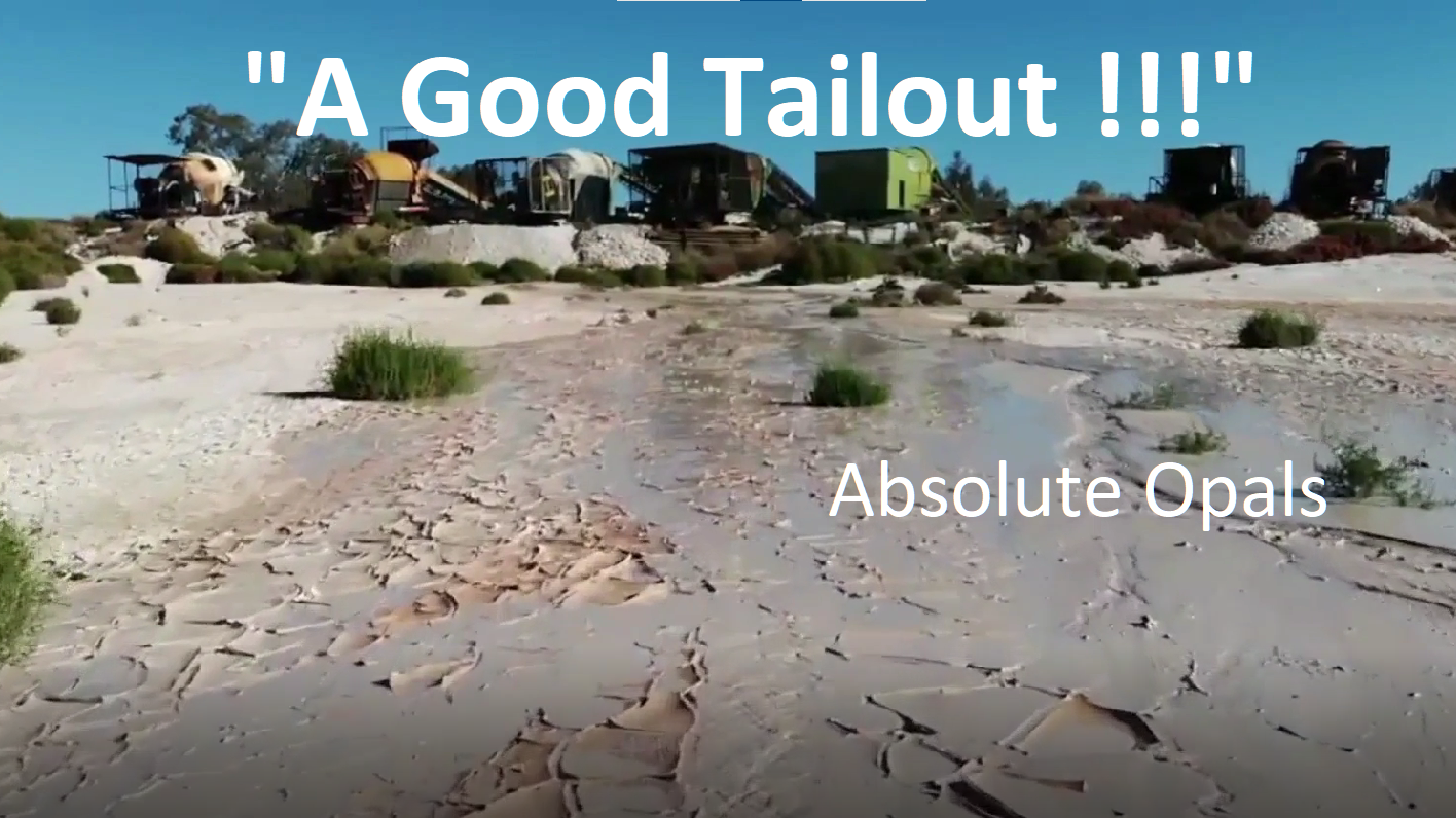 
                  The moment they have been waiting for... Absolute Opals plucks chunks of colour from the mine face as they are digging. Watch this Vid to find out how it shaped up and to see if there are any bonuses in the tailout.   
                