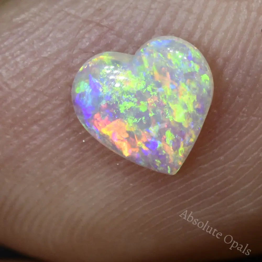 Cabochron light opal stone