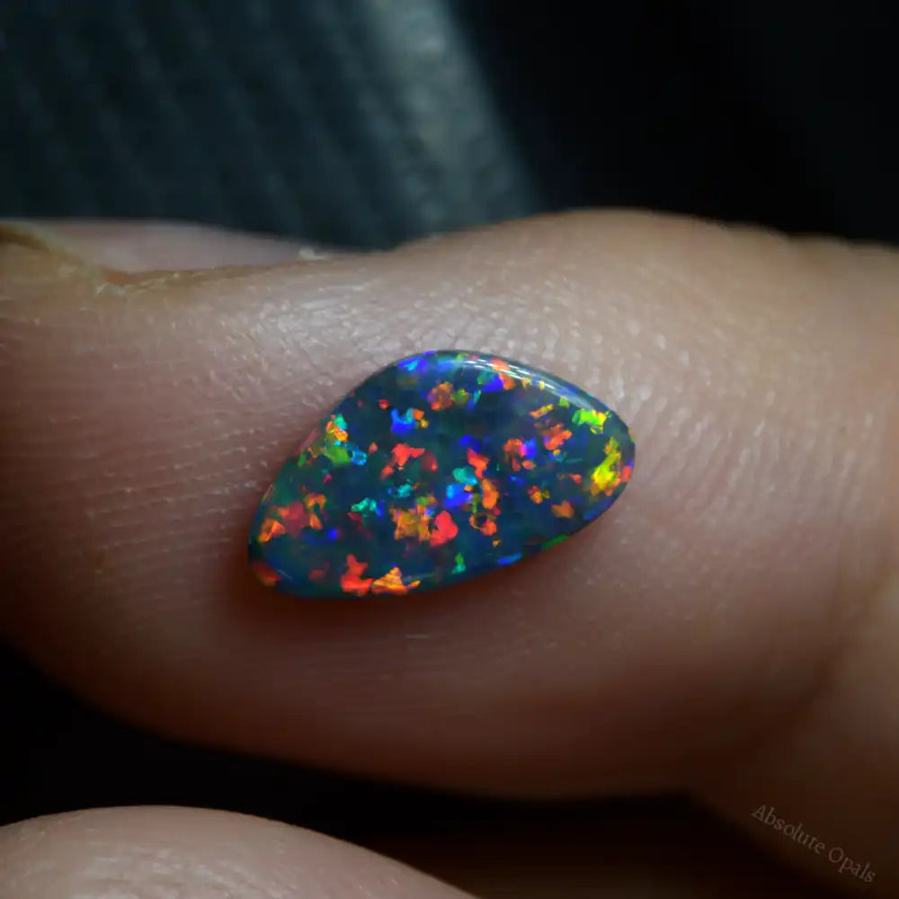 Black Opal Lightning Ridge Solid Stone