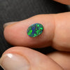 0.68 cts Black Opal Lightning Ridge Solid Stone Black Opal