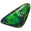 Solid Black Opal from Lightning Ridge – Deep Green Cabochon Gemstone with Natural Play-of-Color