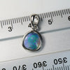 0.70g Lightning Ridge Solid Opal Pendant Silver L 19.4 mm Jewellery