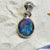 Australian Lightning Ridge Solid Opal Pendant Silver