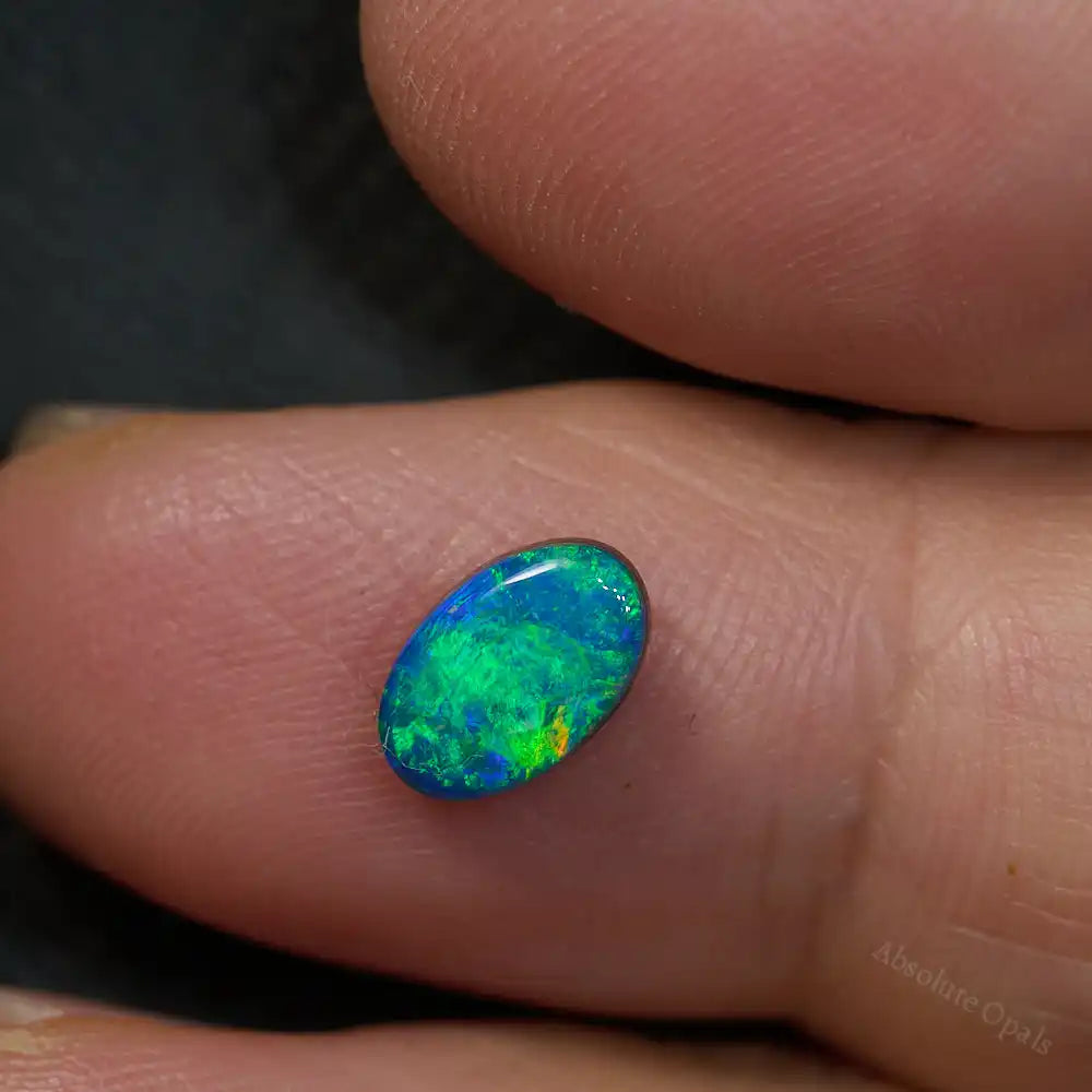 0.77 cts Doublet Opal Stone Lightning Ridge Doublet Opal