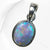 Opal pendant in a silver 