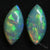 0.80 Cts Opal Cabochon Pairs Australian Solid Stone South Australia Light
