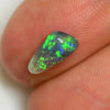 0.89 Cts Australian Black Opal Solid Stone Lightning Ridge