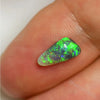 0.89 Cts Australian Black Opal Solid Stone Lightning Ridge