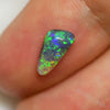 0.89 Cts Australian Black Opal Solid Stone Lightning Ridge