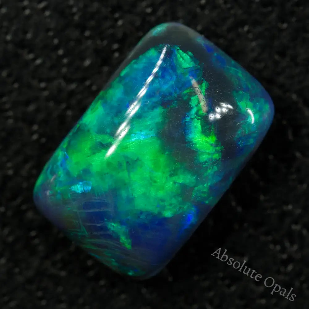 Australian Black Opal Solid Lightning Ridge Stone