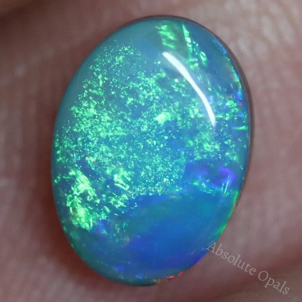 0.95 Cts Australian Opal Doublet Stone Cabochon
