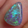 0.96 Cts Australian Semi Black Opal Solid Lightning Ridge - Crystal
