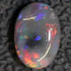 0.97 Cts Australian Semi Black Opal Solid Lightning Ridge Cabochon Loose Stone
