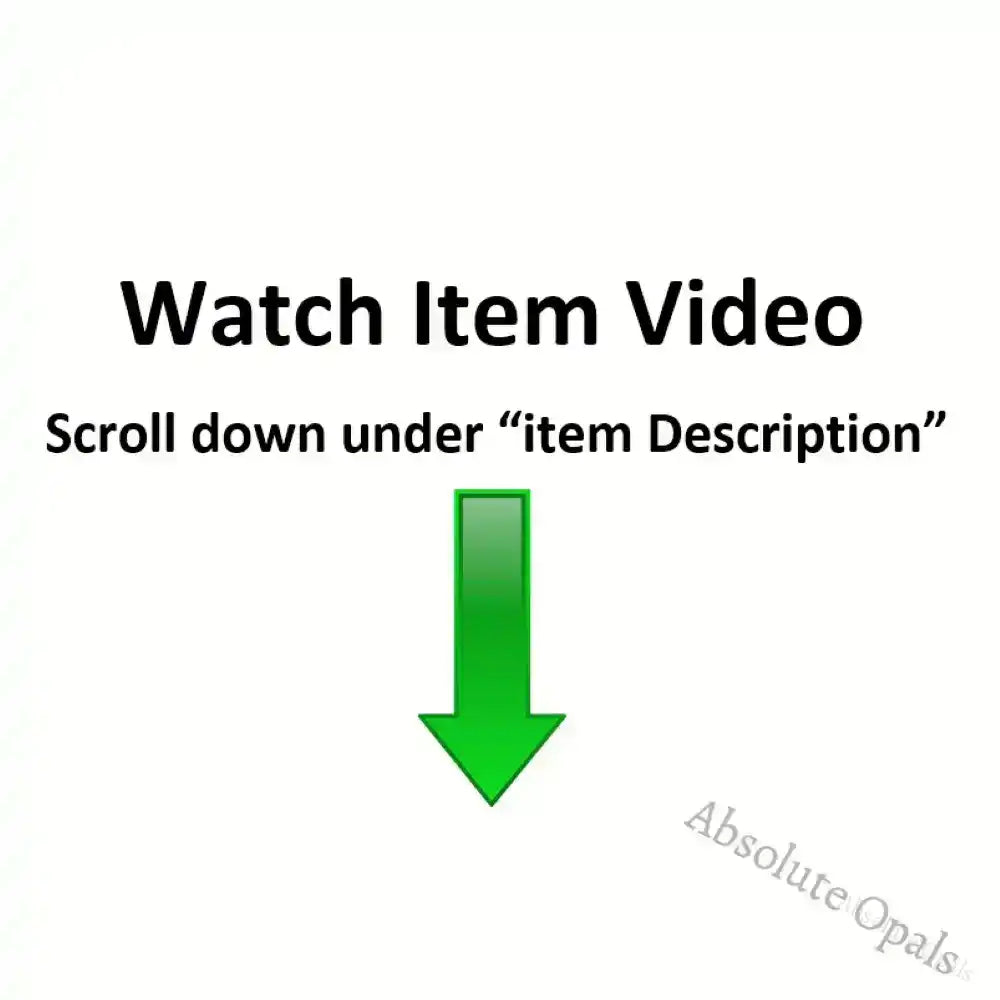 1.04 cts Black Opal Lightning Ridge Solid Stone Black Opal