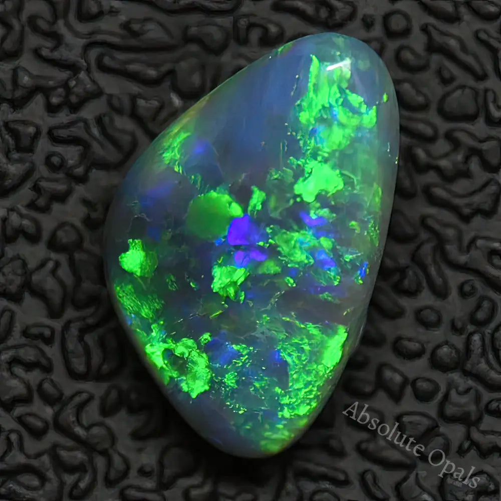 Australian Semi Black Solid Opal, Lightning Ridge