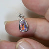 1.17 g Australian Boulder Opal Silver Pendant : L 20.8 mm