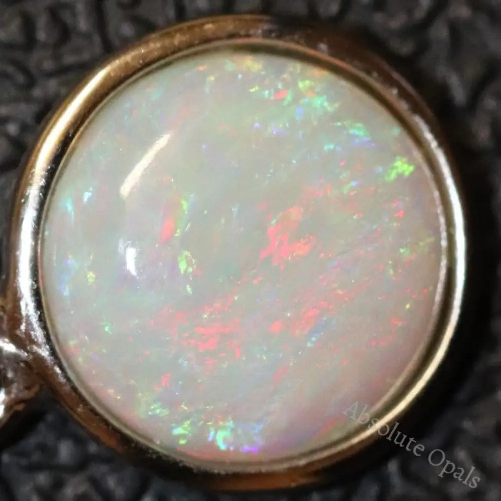 1.18G Australian Lightning Ridge Solid Opal Pendant Silver L19.6 Mm Jewellery