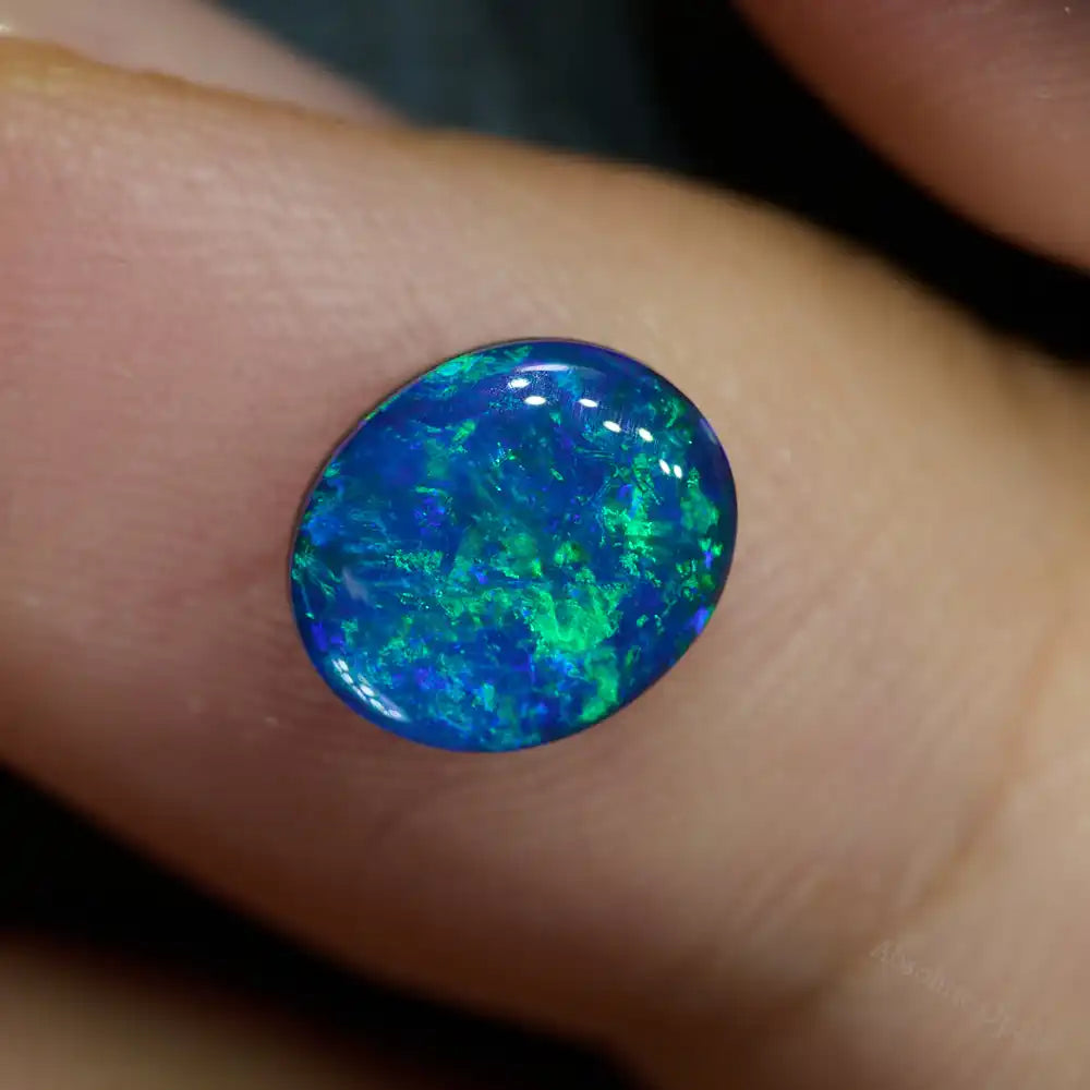 1.24 cts Doublet Opal Stone Lightning Ridge Doublet Opal