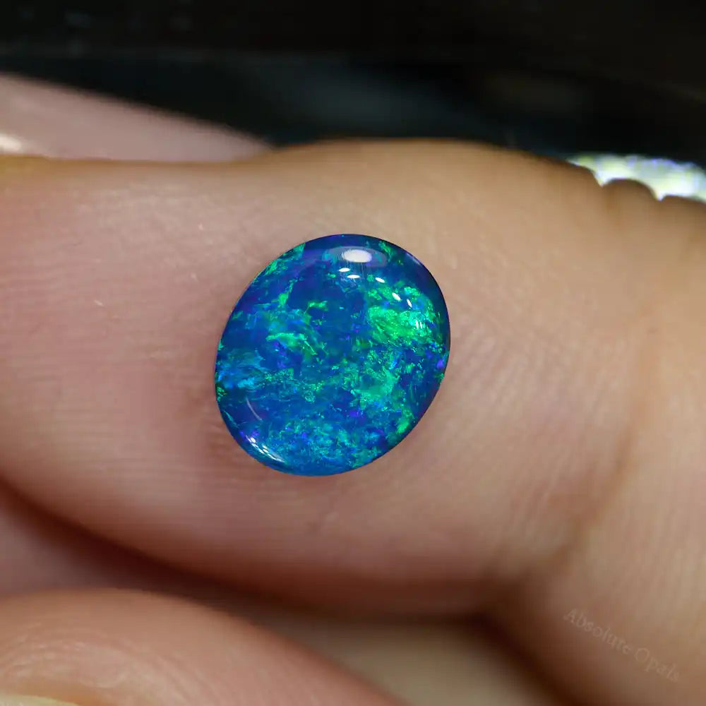 1.24 cts Doublet Opal Stone Lightning Ridge Doublet Opal
