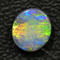 1.25 cts Australian Black Opal Solid Stone, Lightning Ridge