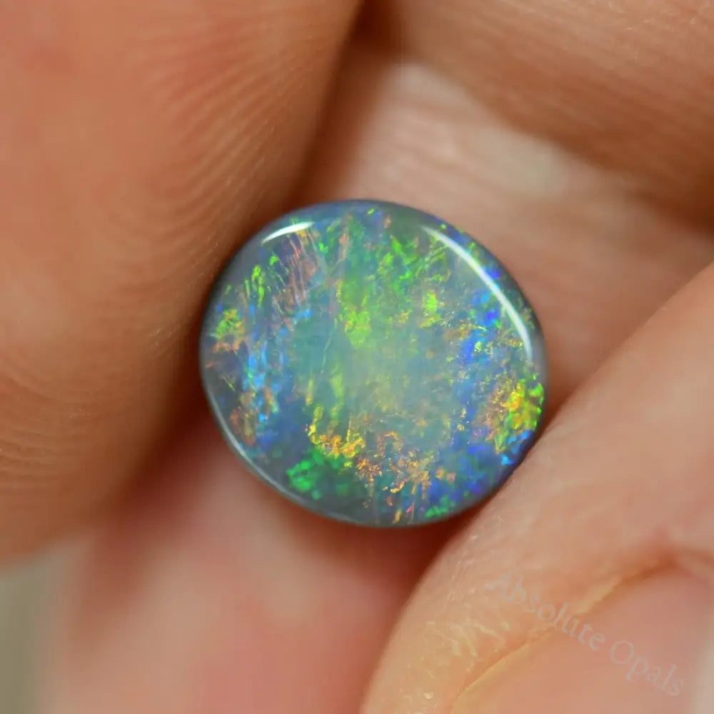 1.25 Cts Australian Black Opal Solid Stone Lightning Ridge