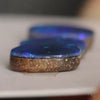 1.25 Cts Australian Opal Doublet Stone Cabochon 3Pcs 6X4