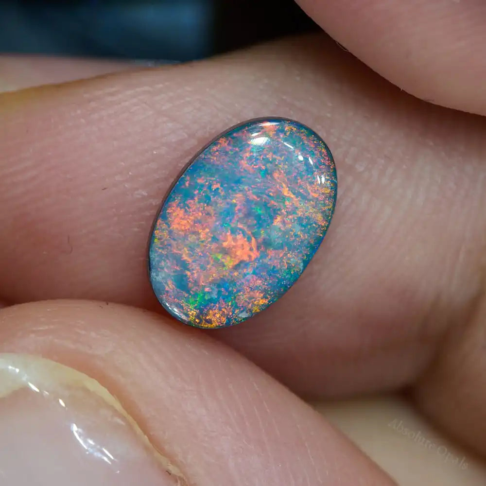 1.25 cts Doublet Opal Stone Lightning Ridge Doublet Opal