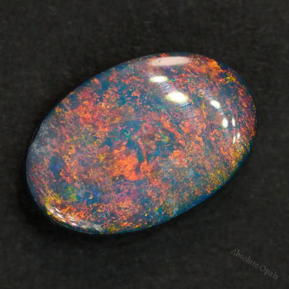 1.25 cts Doublet Opal Stone Lightning Ridge Doublet Opal