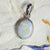 Australian Lightning Ridge Solid Opal Pendant Silver