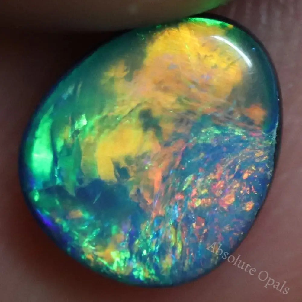 1.30 Cts Australian Opal Doublet Stone Cabochon