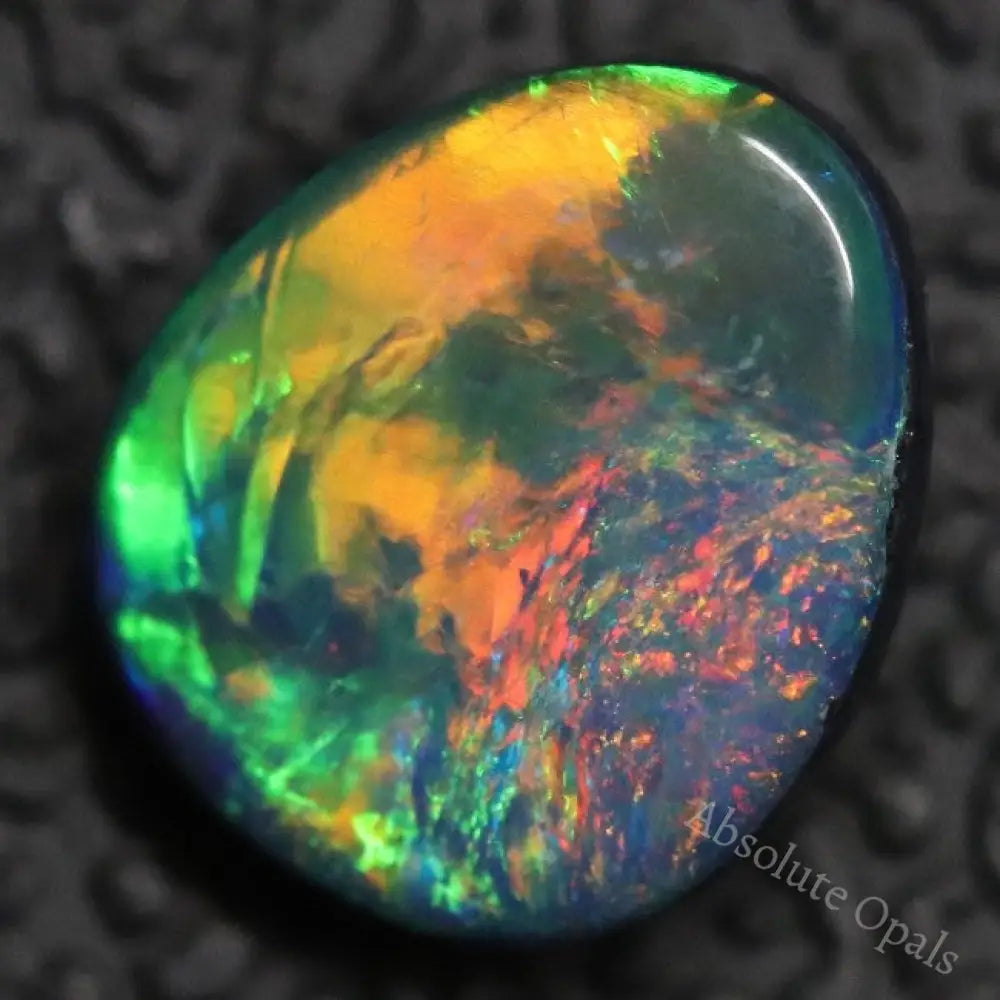 1.30 Cts Australian Opal Doublet Stone Cabochon