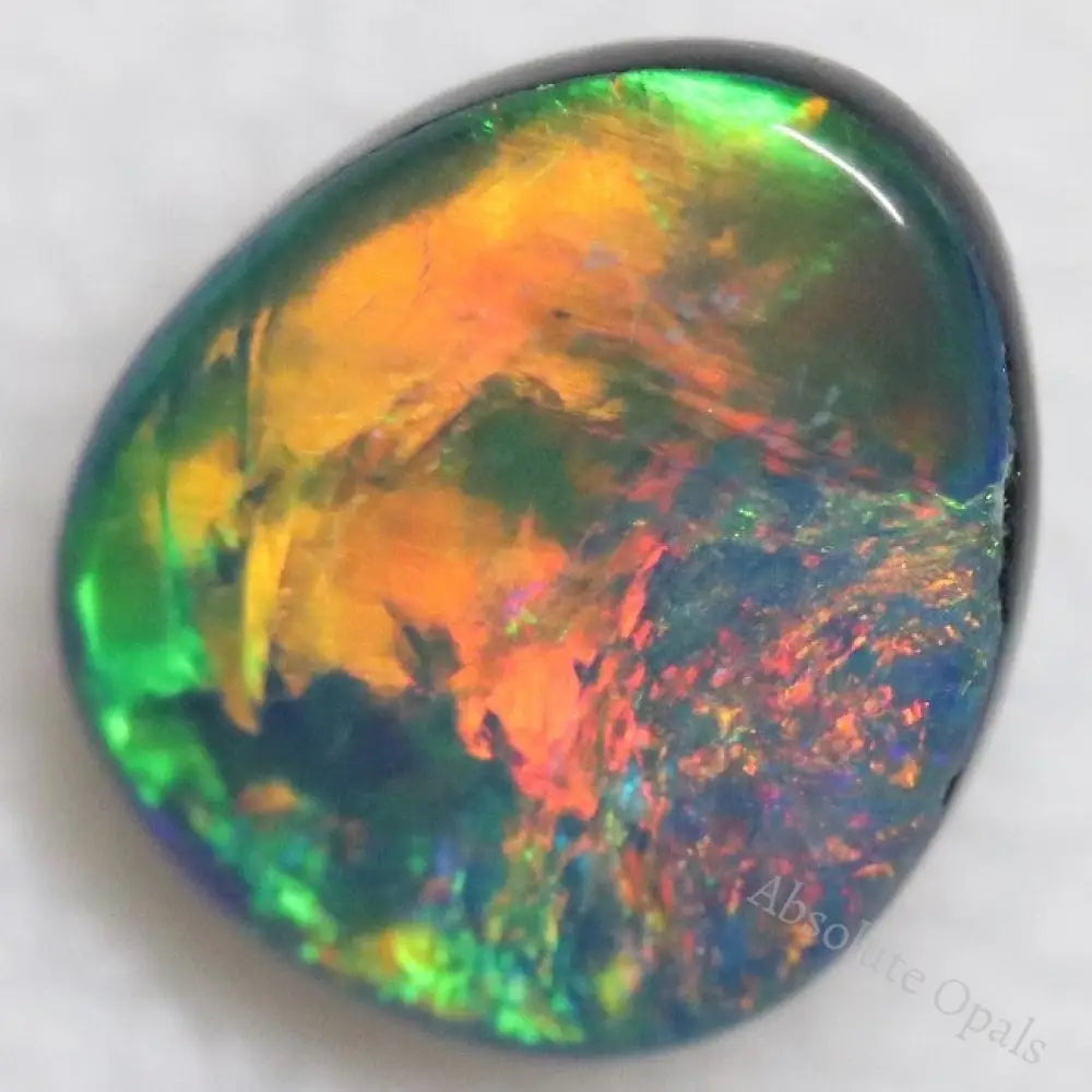 1.30 Cts Australian Opal Doublet Stone Cabochon