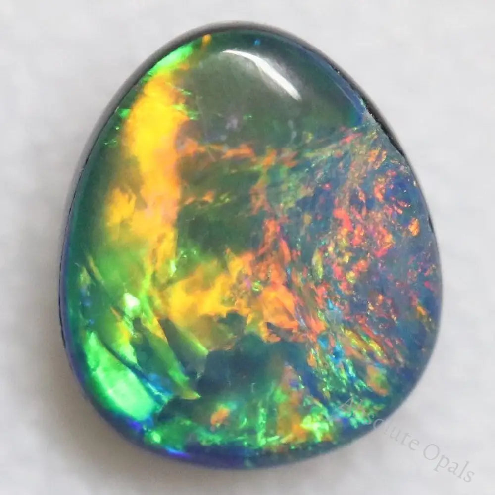 1.30 Cts Australian Opal Doublet Stone Cabochon