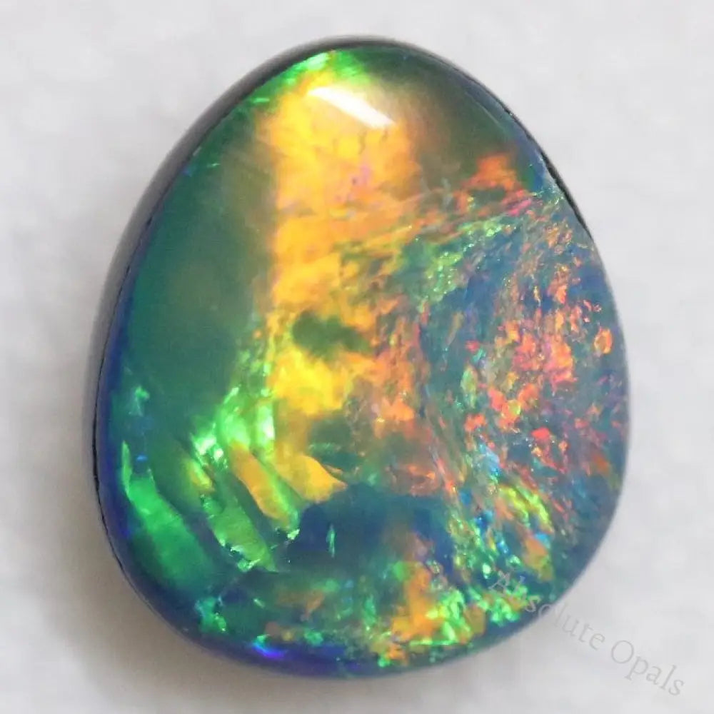 1.30 Cts Australian Opal Doublet Stone Cabochon