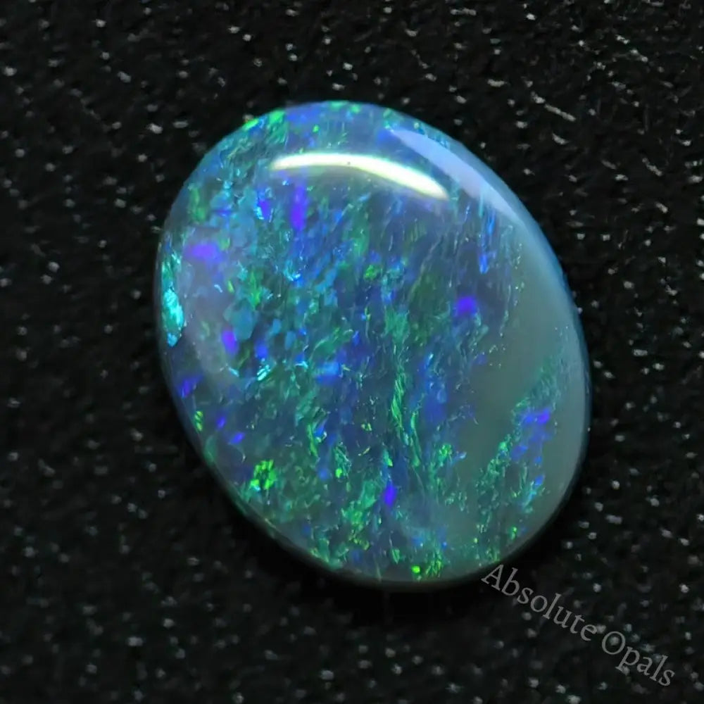 Australian Semi Black Opal Solid Lightning Ridge