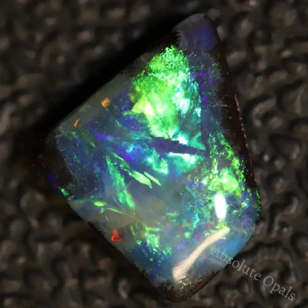 1.35 Cts Australian Boulder Opal Cut Loose Stone