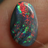 1.4 Cts Australian Black Opal Lightning Ridge Solid Gem Stone Cabochon