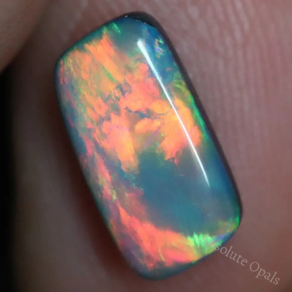 1.45 Cts Australian Opal Doublet Stone Cabochon