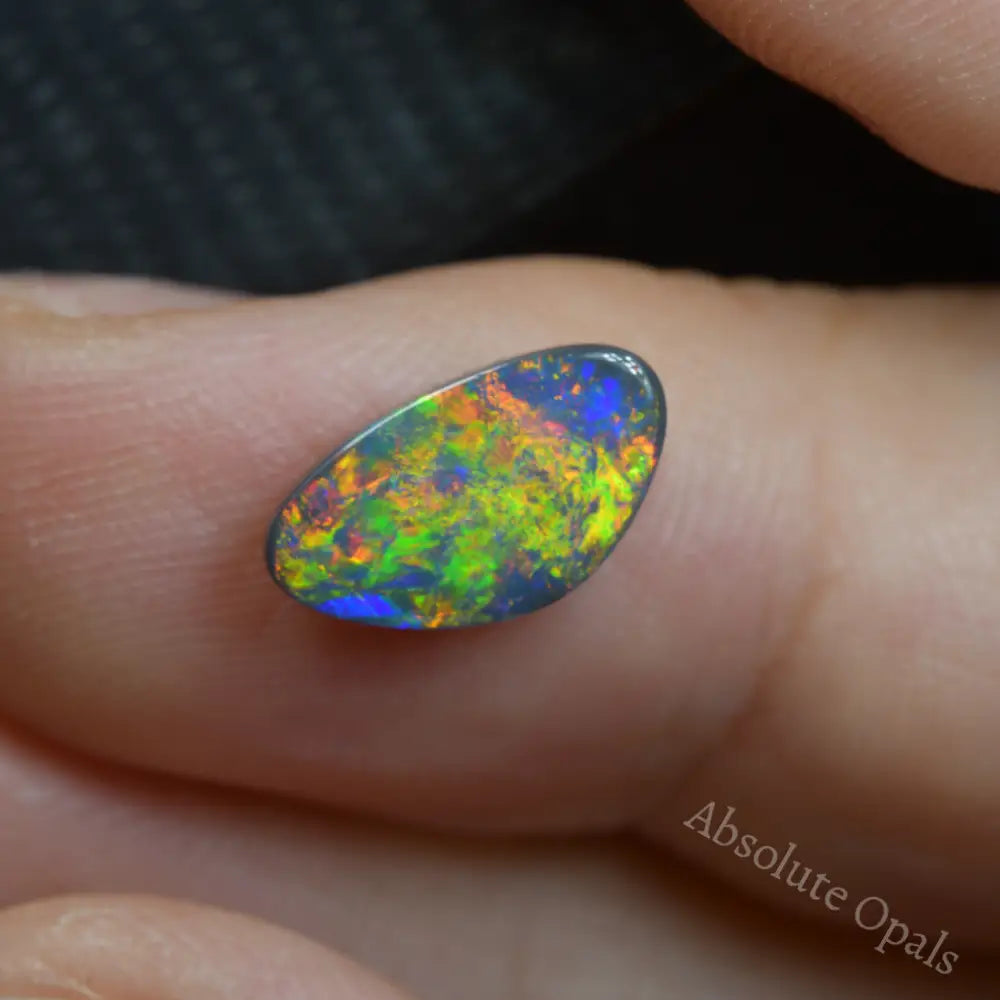 Black Opal Lightning Ridge Solid Stone
