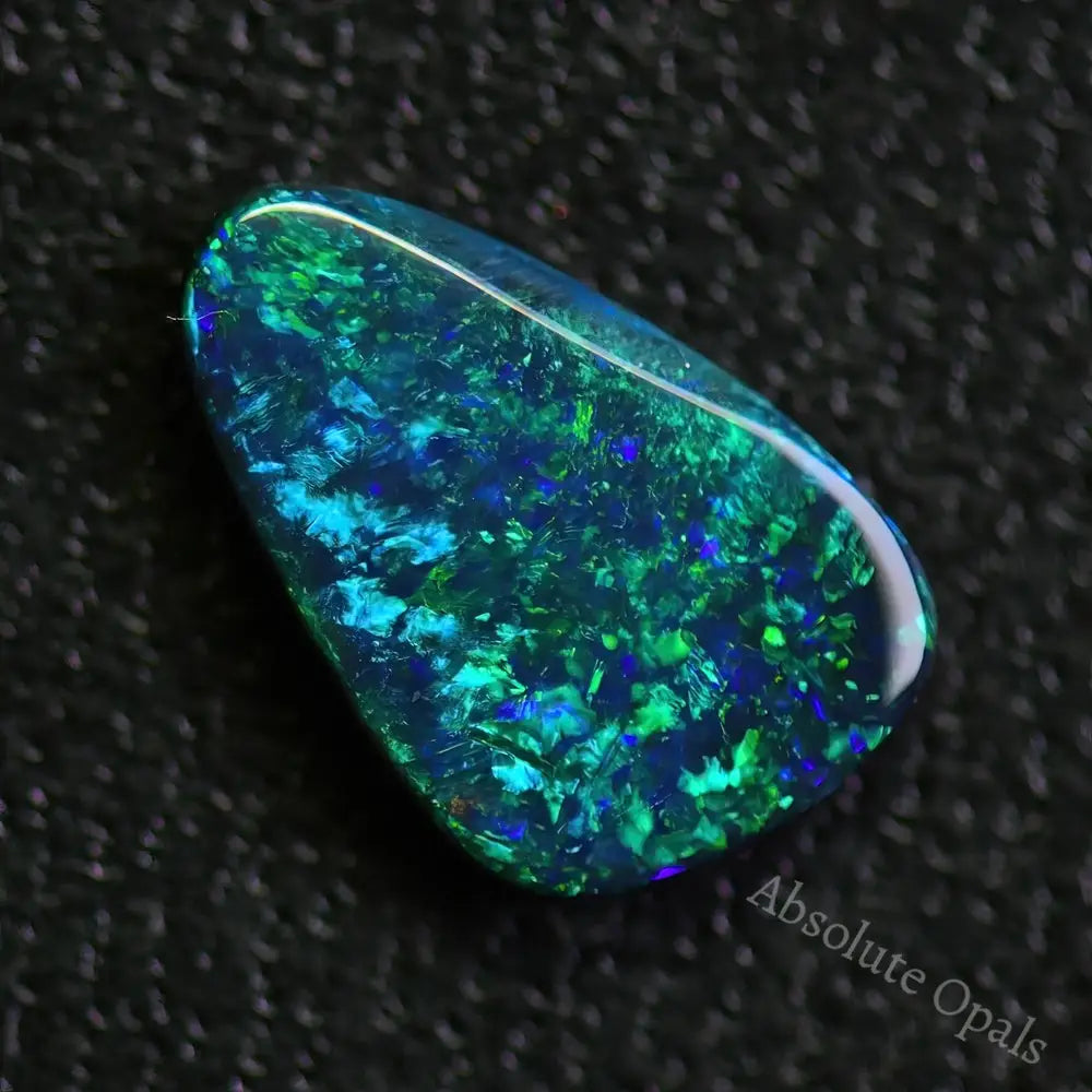 Opale Noire Naturelle D'Australie (Lightning Ridge) - 6,90 Carats - Solide - Neuf Sans Emballage