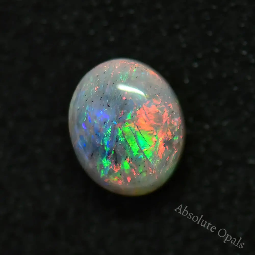 Australian Semi Black Opal Solid Lightning Ridge