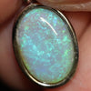 1.52 G Australian Lightning Ridge Solid Opal Pendant Silver L 21.9 Mm Jewellery