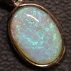 1.52 G Australian Lightning Ridge Solid Opal Pendant Silver L 21.9 Mm Jewellery