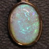 1.52 G Australian Lightning Ridge Solid Opal Pendant Silver L 21.9 Mm Jewellery