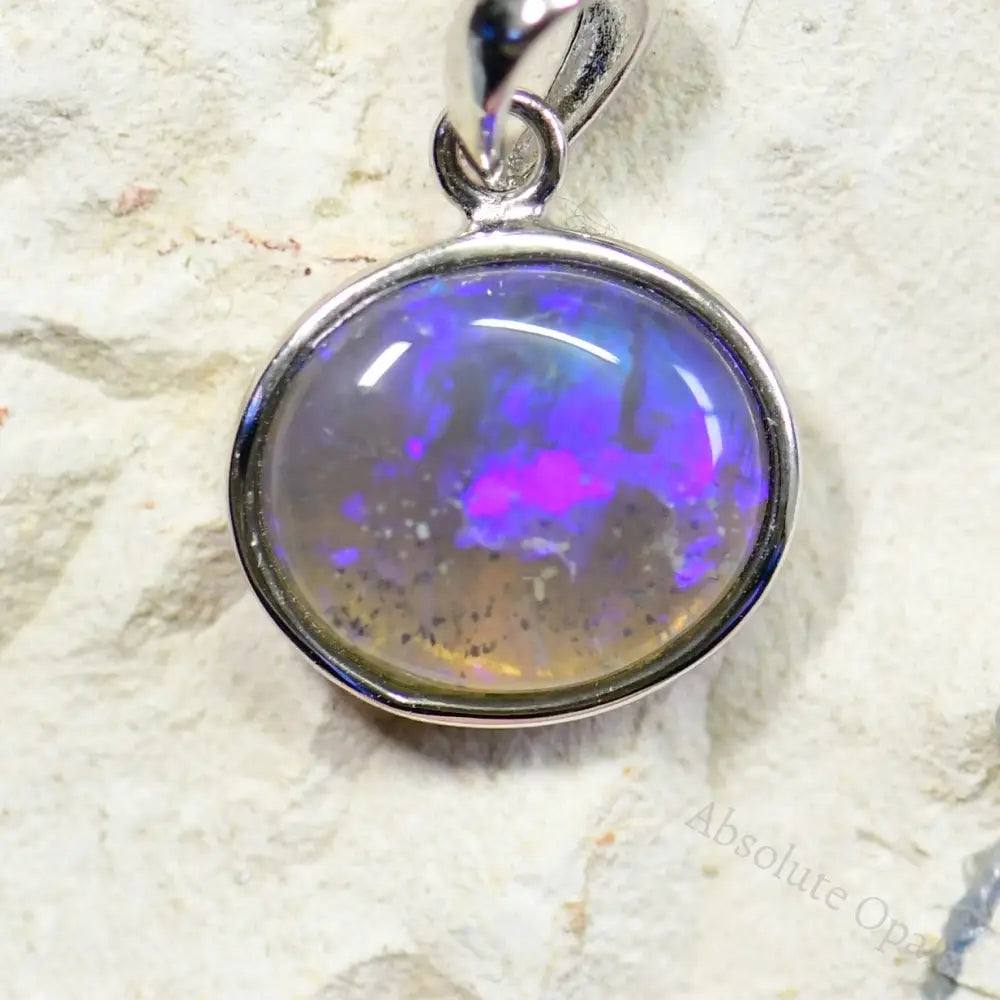 Silver Opal Pendant