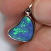 1.56 G Australian Doublet Opal With Silver Pendant: L 22.5 Mm Jewellery