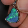 1.56 G Australian Doublet Opal With Silver Pendant: L 22.5 Mm Jewellery