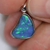 1.56 G Australian Doublet Opal With Silver Pendant: L 22.5 Mm Jewellery