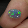 1.60 Cts Australian Dark Opal Solid Lightning Ridge Stone Semi Black